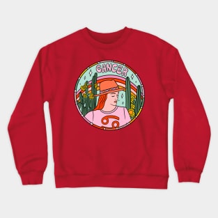 Cancer Cowgirl Crewneck Sweatshirt